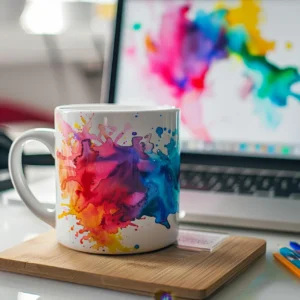 Taza publicitaria con logo